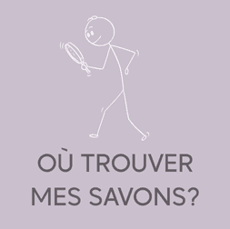 "Illustration d’un personnage avec loupe, lien vers les points de vente des savons artisanaux" /> "Illustration d’un personnage avec loupe, lien vers les points de vente des savons artisanaux" />