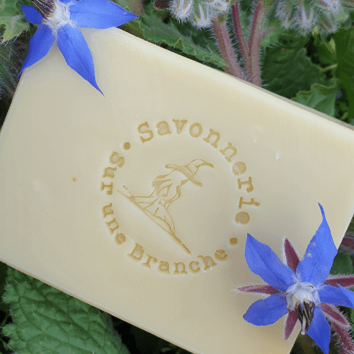 savon bourrache avec fleur de bourrache